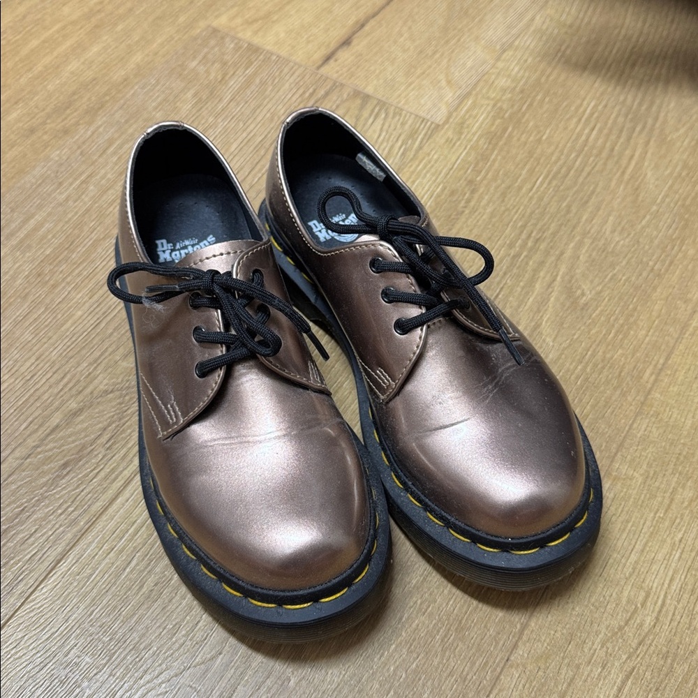 Dr. Martens Bronze Lace-Up Shoes/Loafers
